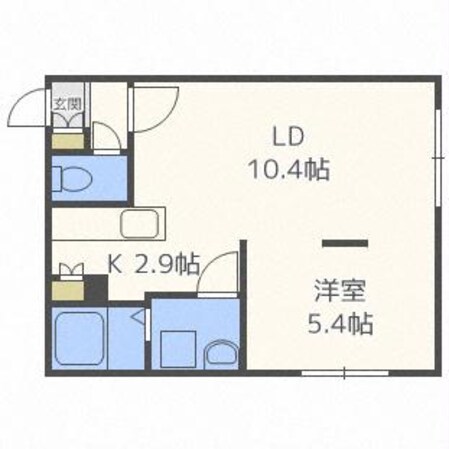 Ｔｉ　ａｍｏ　Ｓ１８の物件間取画像